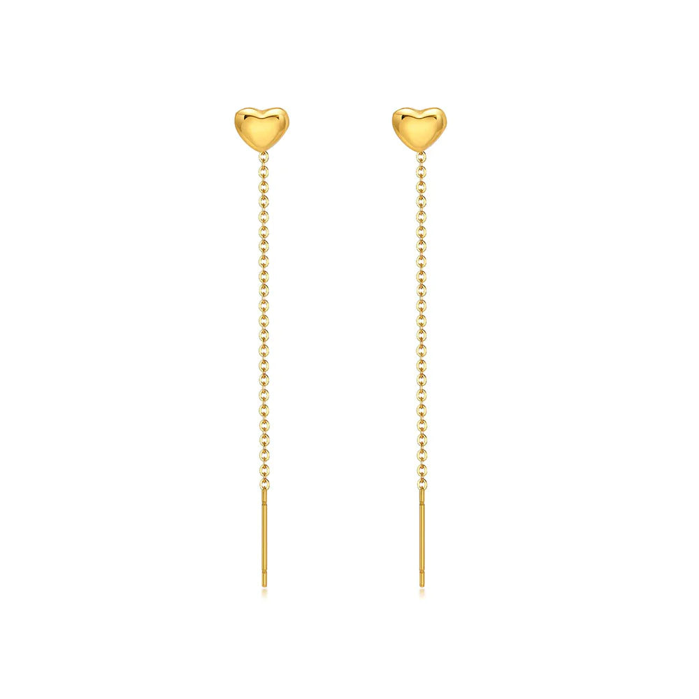I♥U- Boucles d'oreilles pendantes