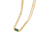 Collier Bold  Emerald - 18 carats