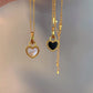 Collection Colliers+ Boucles d'oreilles à double face "Amore"