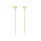 I♥U- Boucles d'oreilles pendantes