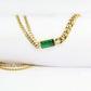 Collier Bold  Emerald - 18 carats