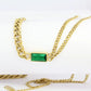 Collier Bold  Emerald - 18 carats