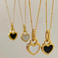Collection Colliers+ Boucles d'oreilles à double face "Amore"