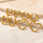 Collection Three-dimensional geometric-Boucles d'oreilles