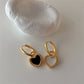 Collection Colliers+ Boucles d'oreilles à double face "Amore"