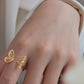 Bague butterfly