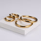 Creoles Doré Tasha 18 carats