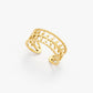 Bague Leaf ajustable
