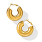 Boucles d'oreilles Gloria plaqué or 18 carats