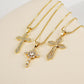 Colliers retro Faith  18 carats