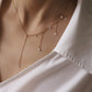 Collier Loose Diamond plaqué or