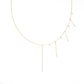 Collier Loose Diamond plaqué or