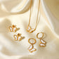 Collection Shell Butterfly - Collier et boucles d'oreilles