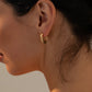 Trio Boucles d'oreilles "Arabian Night " plaqué or 18 carats