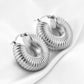 Boucles d'oreilles Escargot plaqué or 18 carats