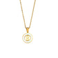 Collier Initiale Coquille Hallow