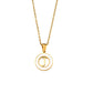 Collier Initiale Coquille Hallow