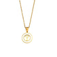 Collier Initiale Coquille Hallow