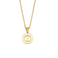 Collier Initiale Coquille Hallow