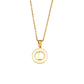Collier Initiale Coquille Hallow
