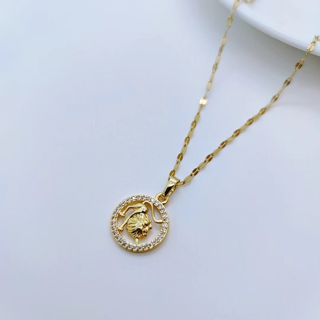 Collection Constellation -Collier a pendentif zodiaque