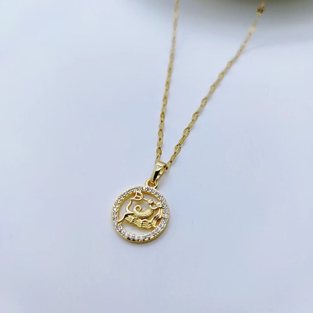 Collection Constellation -Collier a pendentif zodiaque