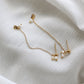 Boucles d'oreilles perles pendantes  à chaines Melissa